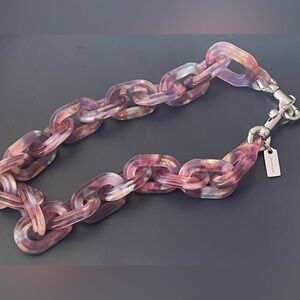 Coach Coachtopia Bag strap Purple and Pink